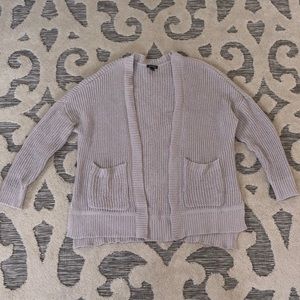 WILD FABLE • Grey Oversized Knit Cardigan